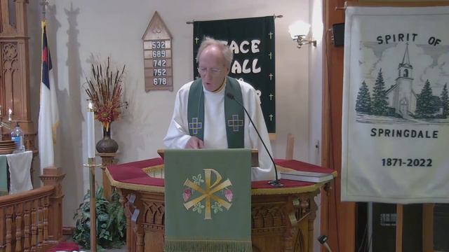 2022/10/16 Springdale Lutheran Sunday Service | 19th Sunday after Pentecost смотреть онлайн