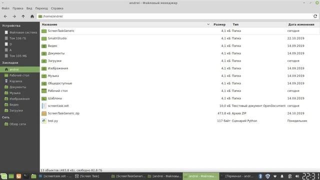 ScreenTask bag LINUX Mint смотреть онлайн