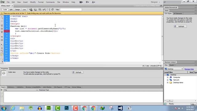 44 - JavaScript removeChild() смотреть онлайн
