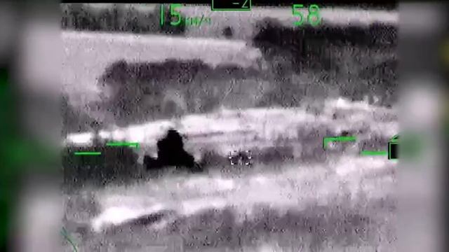 Видеокадры работы боевых вертолётов Ка-52 Аллигатор армейской авиации ВКС РФ в зоне СВО. смотреть онлайн