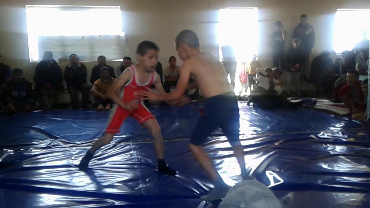 Первенство села по вольной борьбе среди школьников. с. Караузек - 12.05.2018 год. смотреть онлайн