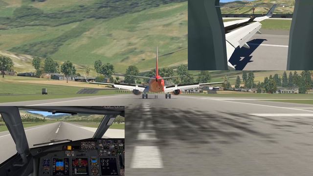 Посадка в Паро, Бутан (VQPR) // Paro landing // X-Plane 11 // Boeing 737-800 zibo mod смотреть онлайн