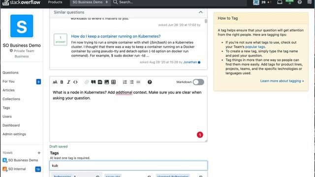 How to Ask & Answer a question in Stack Overflow for Teams смотреть онлайн
