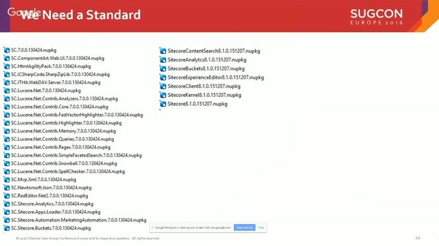 SUGCON Europe 2016 - Sitecore and NuGet: Sitecore development done right смотреть онлайн