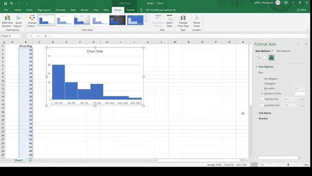 Excel - Sorting Data, Plotting A Histogram, Finding Mean, Median and Mode смотреть онлайн