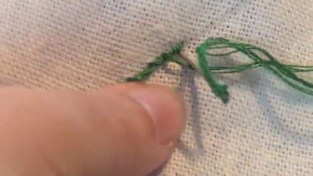 Point de broderie - Le point de tige смотреть онлайн