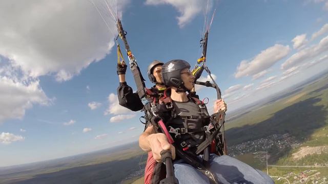 Санкт-Петербург. Полет на параплане с SpbLeti.ru смотреть онлайн