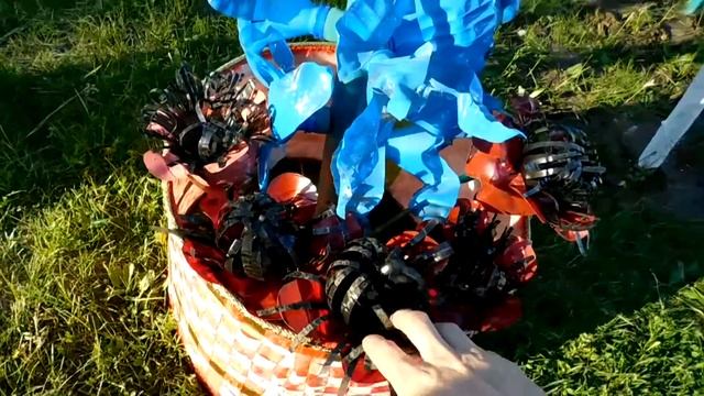 Украшение для сада из пластиковых бутылок ! смотреть онлайн