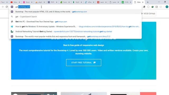 Episode 42 downloading and configuring bootstrap template смотреть онлайн