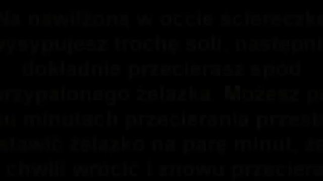 Jak wyczyścić przypalone żelazko смотреть онлайн