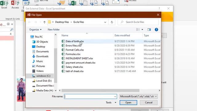 Ms Access Import data In Ms Excel смотреть онлайн