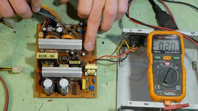Ремонт комп'ютерного блога живлення ATX 350. смотреть онлайн