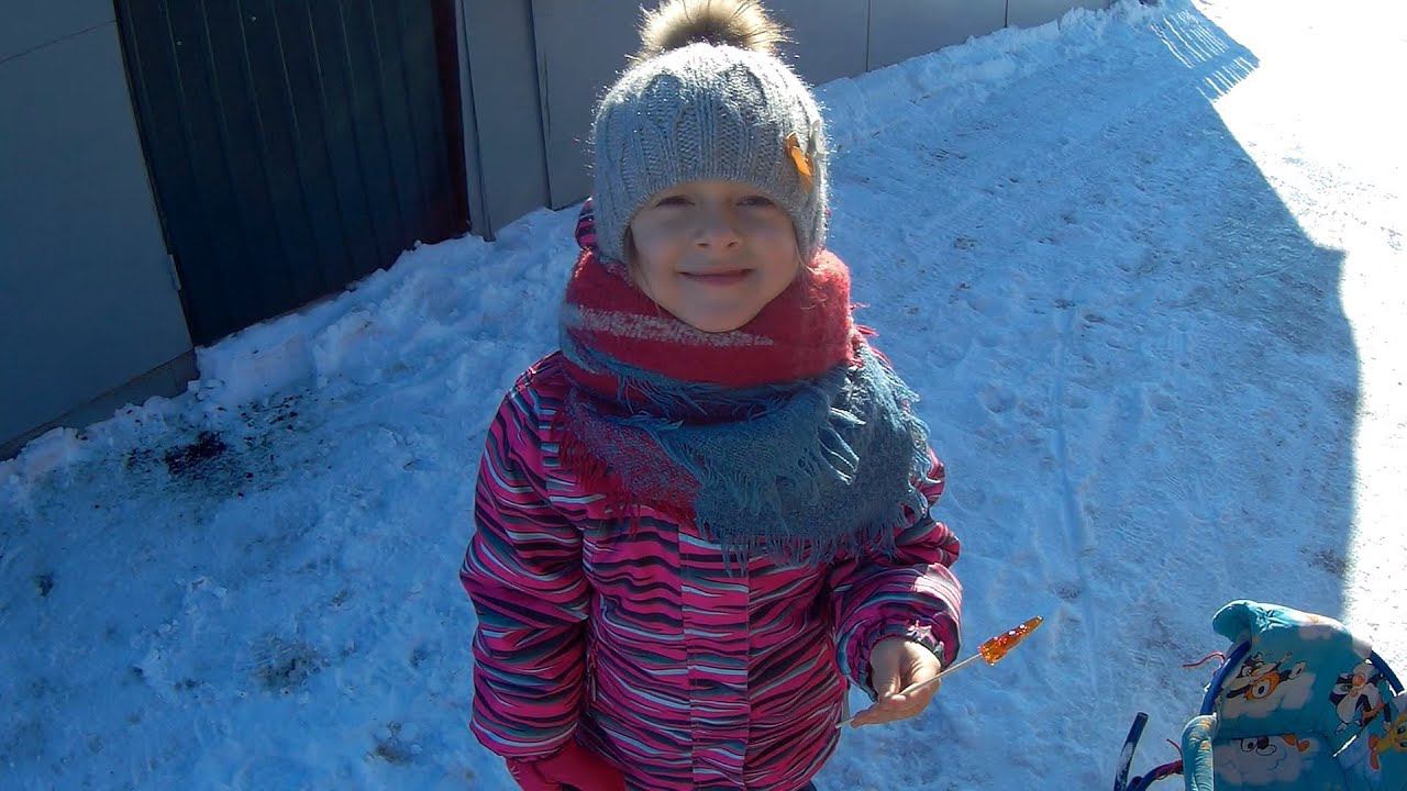 Эх, хорошо в деревне...поздравление с 23 февраля, Крапивино, солнце жарит, прогулка с дочей