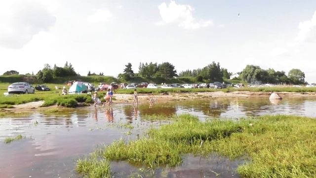 Отдых в Новгородской области, обзор пляжа в Курицко смотреть онлайн