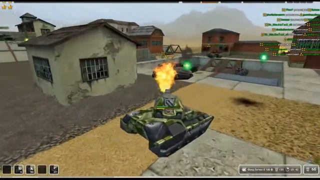 Танки Онлайн №1 ~~~ Полигон на 130 киллов. Разные сочетания + 3 голда... смотреть онлайн