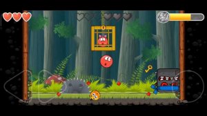 Red Ball 4 - Volume 1, 4 & 2 Bosses Fus in Caves Super Ultimate Battle with Orange & Red Ball