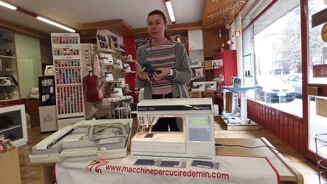 Macchina per cucire e ricamare Husqvarna Viking Quilt Designer 2 смотреть онлайн