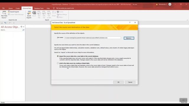 How to import an Excel Spreadsheet into Access смотреть онлайн