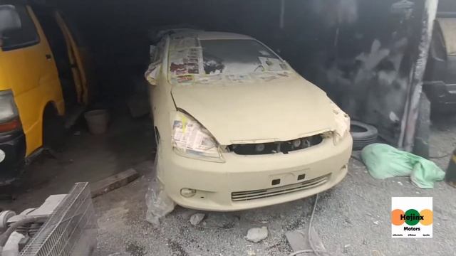 Toyota Wish repair and respray. смотреть онлайн