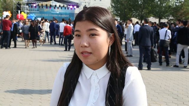 Студентка ЕНУ Галия Бердыбек: «Это один самых престижных и лучших университетов страны» смотреть онлайн