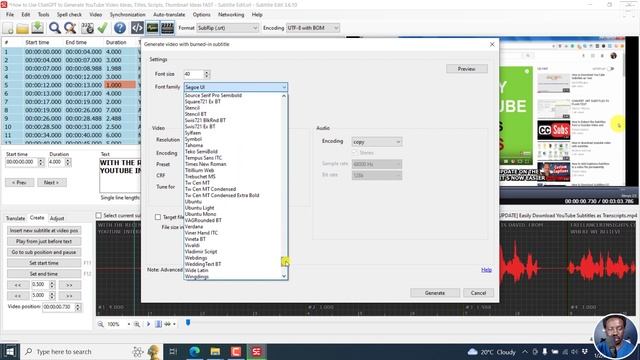 How to Capitalize ALL Words in a Subtitle File in Subtitle Edit before Burning to Video смотреть онлайн