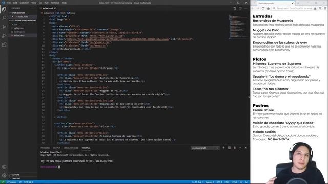Mergeando branches, ¿hago git pull o hago git merge? смотреть онлайн