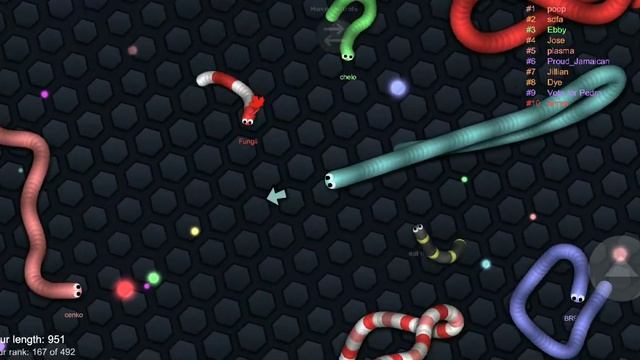 Slither Игра червячки №1. смотреть онлайн