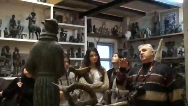 01 14 Занятие в Мастерской Лазаря ГАДАЕВА открытый урок Мастерская Реставрации Живописи МГАХИ им В смотреть онлайн