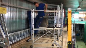 Вышка тура алюминиевая Alumet (Алюмет) Техно 3. ДИРС Обзор