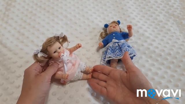 Две девчонки мини Реборн куколки на заказ от Натальи Макер смотреть онлайн
