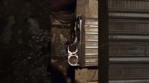 Промывка и реакция ортофосфорной кислоты радиатора печки рено логан.