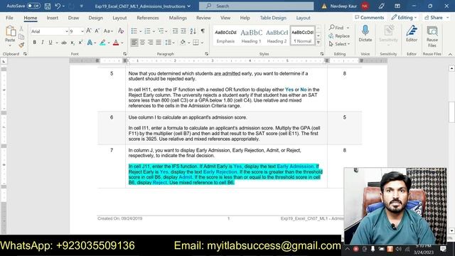 Exp19_Excel_Ch07_ML1_Admissions | Excel Chapter 7 Mid-Level 1 - Admissions Excel Chapter 7 смотреть онлайн