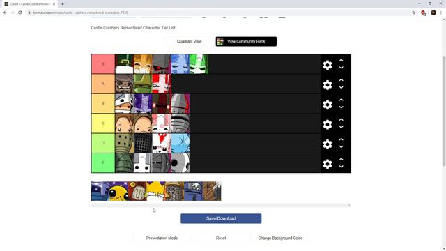 Random Things Ranked (#15)| Castle Crashers characters. смотреть онлайн