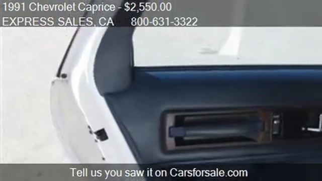 1991 Chevrolet Caprice Classic 4dr Sedan for sale in LOS ANG смотреть онлайн