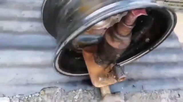 Правка легкосплавного (литого) диска Своими РУКАМИ. смотреть онлайн