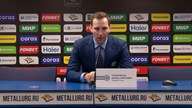 Пресс-конференция после матча «Металлург» – «Сибирь» смотреть онлайн