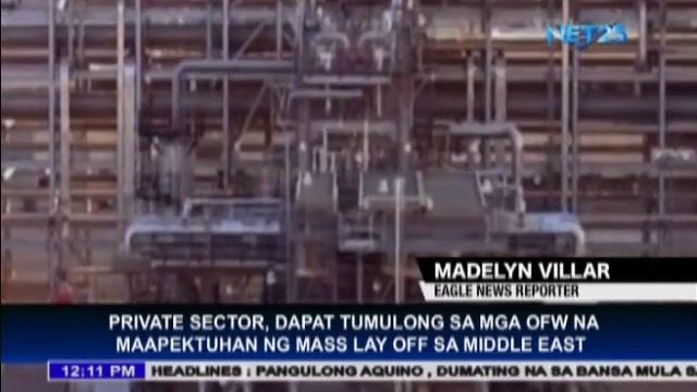 Private sectors should help OFWs affected by mass layoff in Middle East - Romualdez смотреть онлайн
