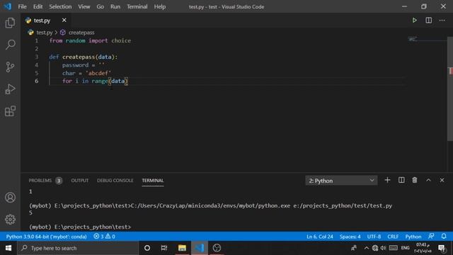 كيفية توليد باسورد عشوائي قوي جداً بالبايثون | صنع مولد كلمات سر بالبايثون смотреть онлайн