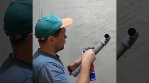 Как согнуть канализационную трубу #канализация #diy