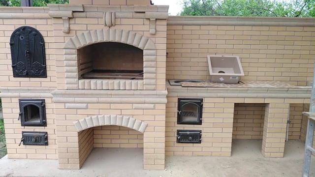 Печной комплекс "Лотос," почти готов))))) смотреть онлайн