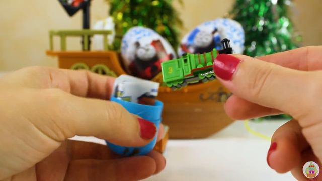 Киндер Сюрпризы Томас и его друзья Игрушки Видео для детей Thomas And Friends Toy Surprise