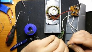 Переделка питания колонок