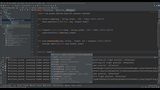 How to use Extension Functions in Kotlin смотреть онлайн