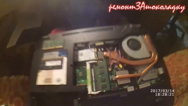 ASUS N61V разборка, чистка, S.M.A.R.T. status bad, перегрев HDD смотреть онлайн