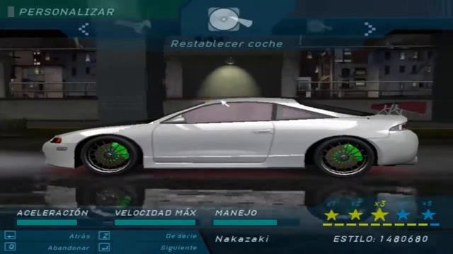 Need For Speed Underground | Tuning | Mitsubishi Eclipse