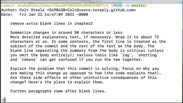 006 A Closer Look At The Git Log Command смотреть онлайн