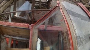 Самодельный корч из досок: покрасили в новый цвет.