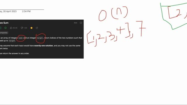 Two Sum - LeetCode 1 - Hashmap - Java смотреть онлайн
