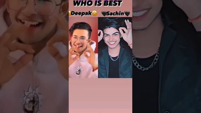 ??Who is best react for ? sachin ? vs ❤️ Deepak ❤️#shortsvideo #shortsvideo смотреть онлайн