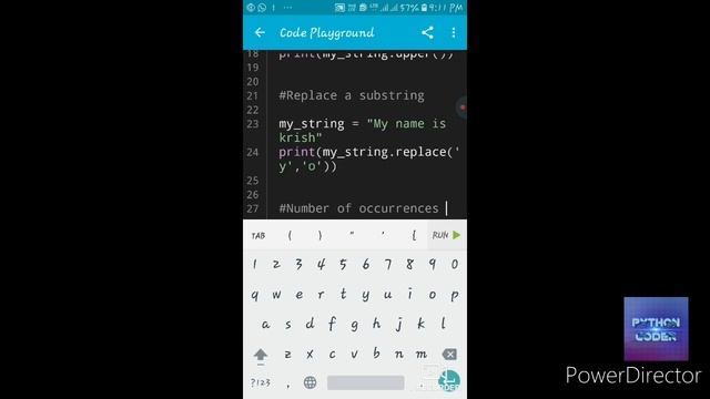 String Function in Python смотреть онлайн